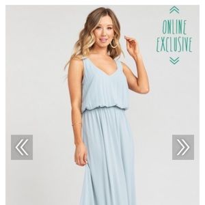 Show me your Mumu Kendall Maxi Steel Blue